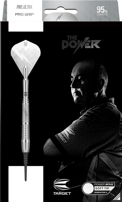 TARGET PHIL TAYLOR POWER 9 FIVE GEN 6 SOFT TIP DARTS 18g .